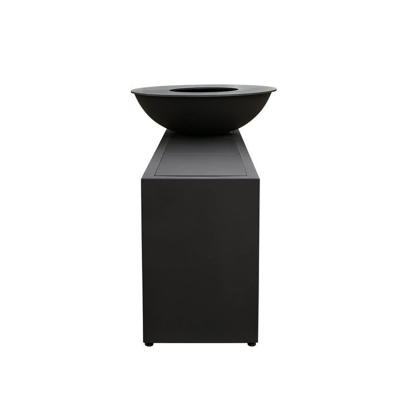 Brasero Piatto Tavolo Medium Noir - Quoco