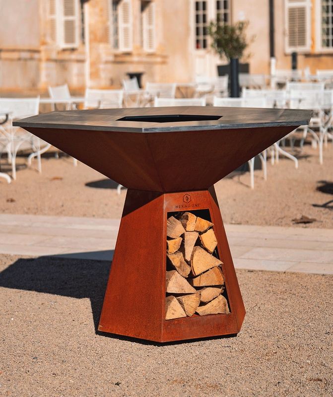 Brasero Corten 105 Hexagone | Festin