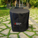 Brasero Plancha 120cm - Meuble Vertical - Laqué Noir