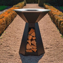 Brasero Epoxy noir 85 Hexagone | Agape