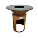 Brasero Plancha 75cm - Meuble Vertical - Corten