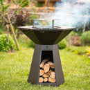 Brasero Epoxy noir 105 Hexagone | Festin