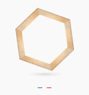 Ceinture en bois Hexagone 105