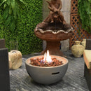 Table Brasero Nantucket au Gaz Elementi Brasero France