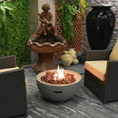 Table Brasero Nantucket au Gaz Elementi Brasero France