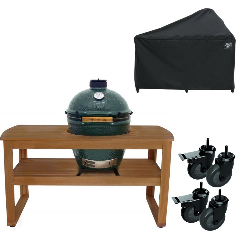 Table eucalyptus Large Big Green Egg Brasero France