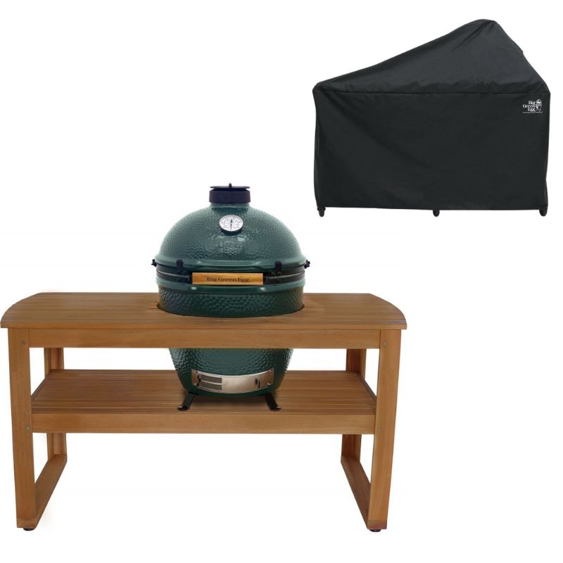 Table eucalyptus Large Big Green Egg Brasero France