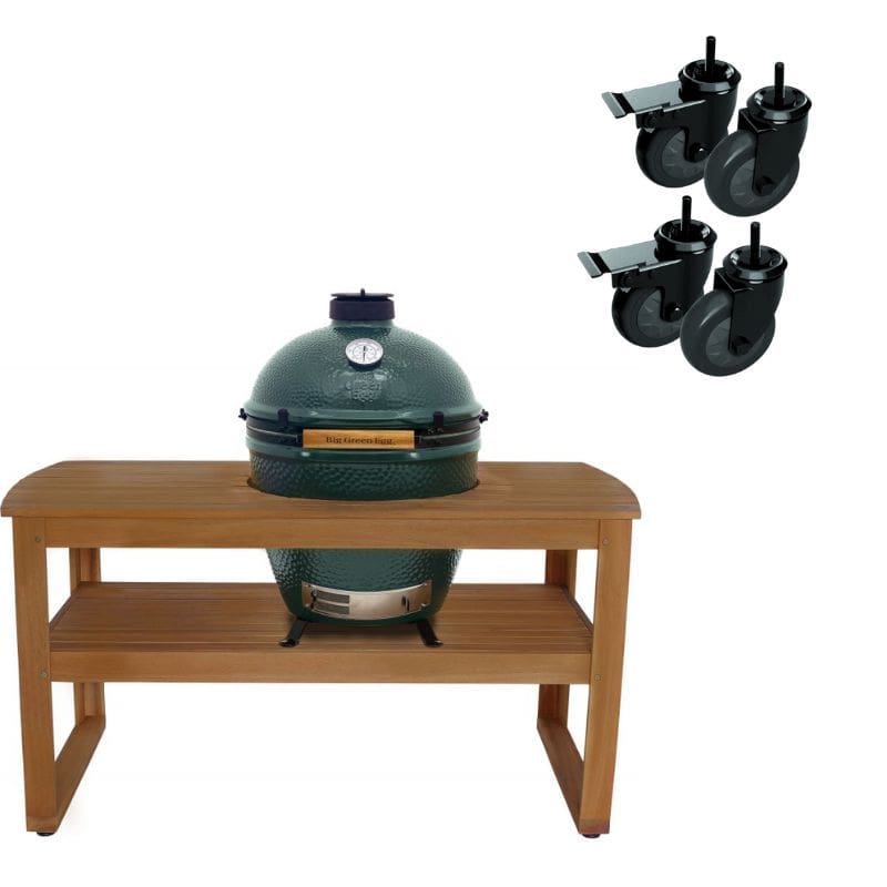 Table eucalyptus Large Big Green Egg Brasero France