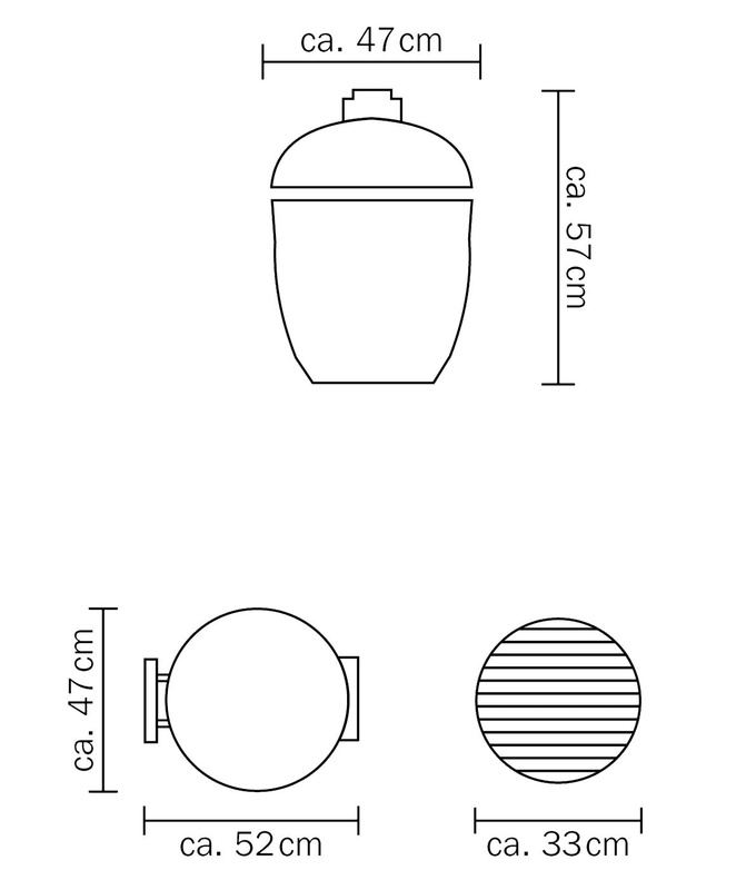 Kamado Monolith Pro Série 2.0 Rouge