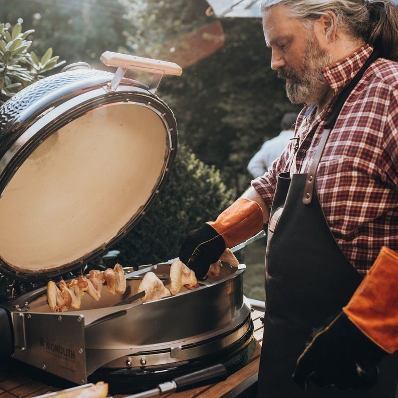 Kamado Monolith LeCHEF Pro Série 2.0 Noir