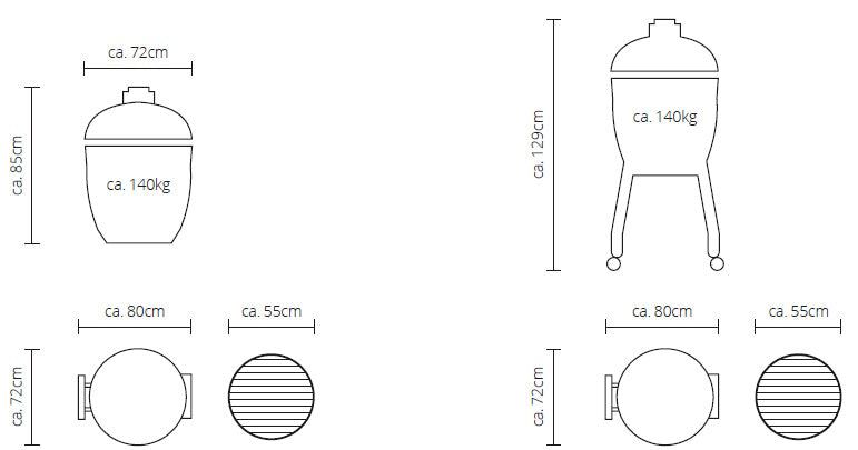 Kamado Monolith AVANTGARDE LE CHEF