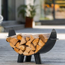 Porte-bûches pour braséro CookKing Brasero France