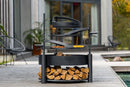 Braséro de jardin avec grille multifonctionnel «MONTANA X» de la grille 60 cm CookKing
