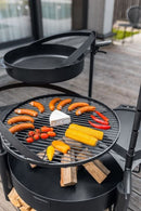 Braséro de jardin avec grille multifonctionnel «MONTANA X» de la grille 60 cm CookKing
