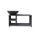 Brasero Piatto Tavolo Medium Noir Transportable - Quoco