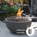 Table Brasero Nantucket au Gaz Elementi Brasero France