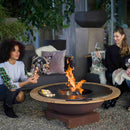 Brasero Piatto Basso + Large Noir - Quoco