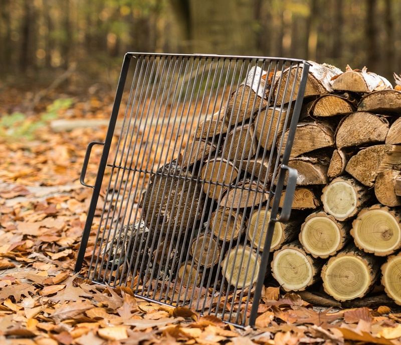 Grille de cuisson carrée en acier avec poignées CookKing