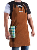 Tablier de cuisine en cuir CookKing Brasero France