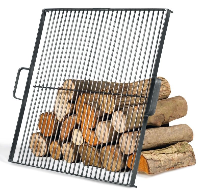 Grille de cuisson carrée en acier avec poignées CookKing