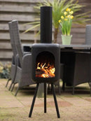 Cheminée extérieur pas cher 30x115cm Brasero France