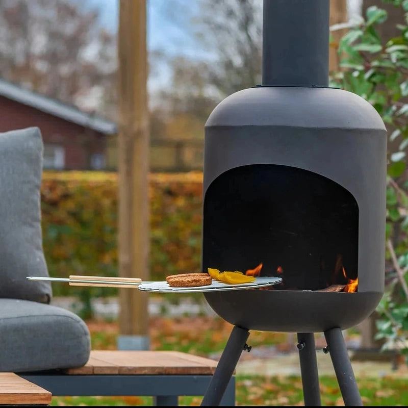 Futura Brasero de jardin, cheminée, barbecue à bois pour extérieur