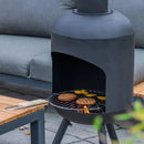 Cheminée extérieur barbecue 40x146cm Brasero France