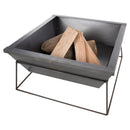 Brasero carré 60/80cm | Foyer Extérieur | Bol à Feu Brasero France
