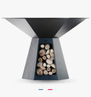 Brasero Epoxy noir 150 Hexagone | Grand banquet