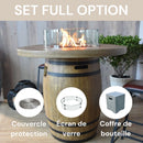 Tonneau brasero Lafite au Gaz Elementi Brasero France